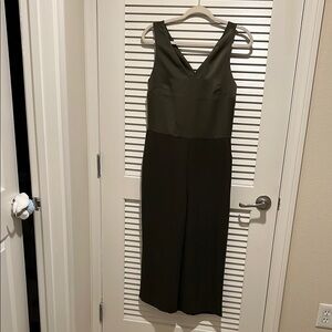 NWT Banana Republic Elegant Olive Green Sleeveless Jumpsuit